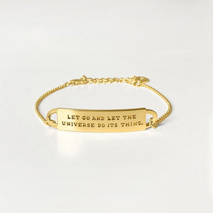 Engraved Fortune Bracelet: